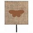 thumbnail image 2 of Carolines Treasures BB1051-BL-BN-SH4 Butterfly Burlap and Brown Leash Or Key Holder, 2 of 2