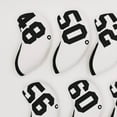 thumbnail image 3 of Baohd 7Pcs Golf Club Headcover Iron Head Cover Wedge Protector Sleeve White Angle, 3 of 5