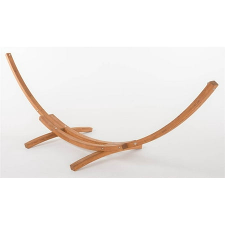 Richardson Larch Hammock Base - Teak: Weather-Resistant, Outdoor Swing Stand - Christopher Knight Home