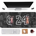 thumbnail image 1 of .x BAT Shadow Rubber Stitched Edges Extended Large Gaming Mouse Pad Office Keyboard Mouse Mat, 1 of 5