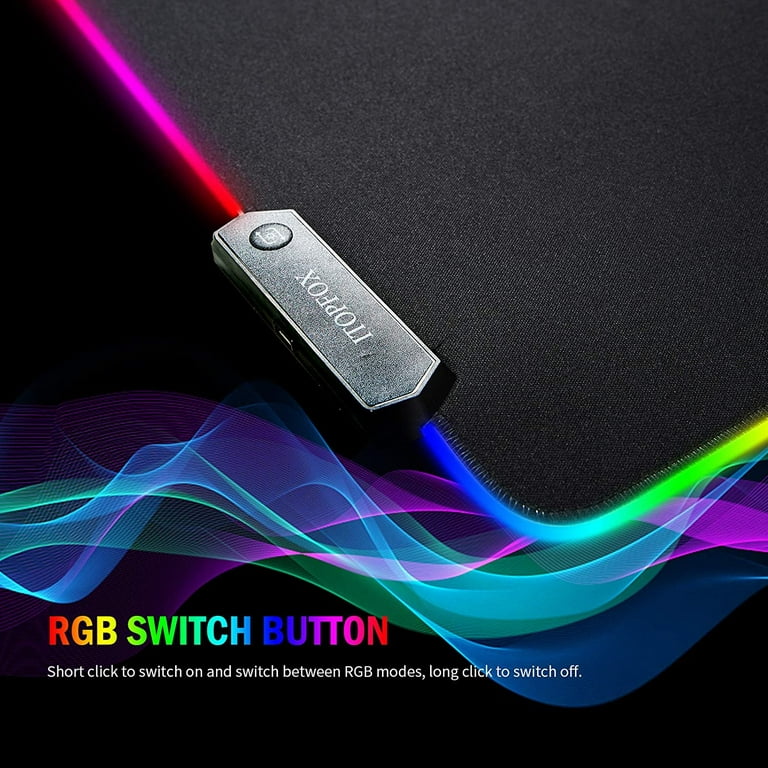  RGB Gaming Mouse Mat Pad - Large Extended Led Mousepad