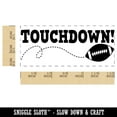 thumbnail image 2 of Touchdown Football Teacher Student School Self-Inking Rubber Stamp Ink Stamper - Black Ink - Small 1-1/2 Inch, 2 of 7