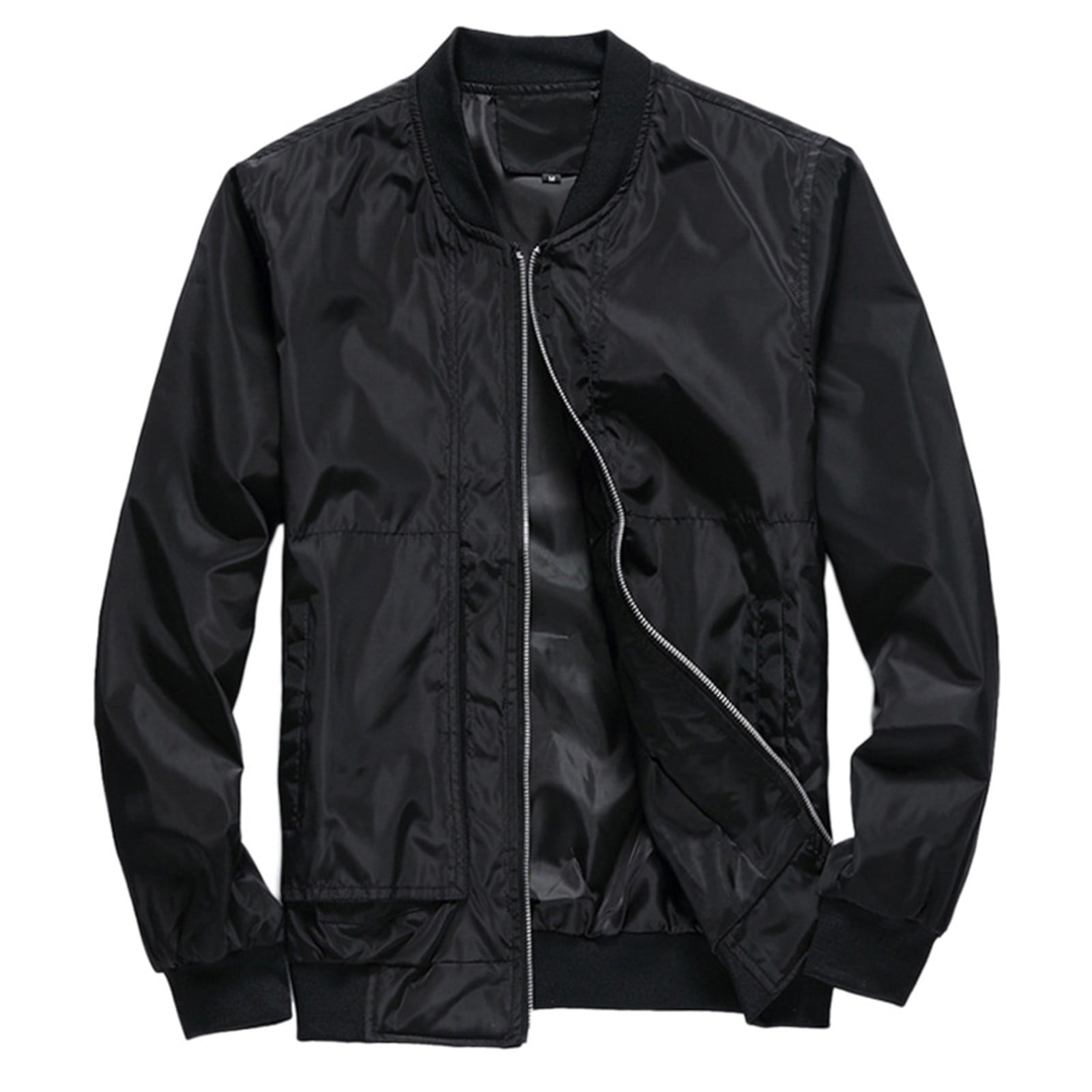KaLI_store Work Jacket for Men Mens Casual Windbreaker Outerwear Cotton ...