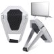thumbnail image 1 of Soporte para computadora portátil plegable con soporte para PC portátil de 2 piezas, 1 of 6