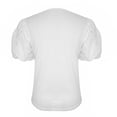 thumbnail image 2 of GEORGE G BLUSA CR MC EYLET EN MANGA, 2 of 4