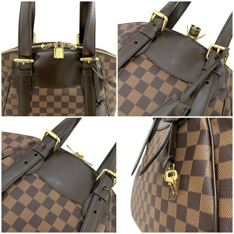 Authenticated Used Louis Vuitton Tote Bag Verona MM Brown Gold Damier Ebene  N41118 DU3170 LOUIS VUITTON Handbag Women's LV 