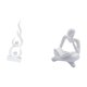 thumbnail image 5 of Figura Abstracta De Resina Con Forma De Llama De Fuego, Escultura Moderna, Artesanía Para Mesa, Sala De Estar, Estantería De Oficina, Estantería De Patio, Adorno De Regalo, 5 of 8