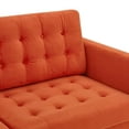 thumbnail image 5 of Modway Exalt Tufted Performance Velvet Sofa in Orange and Black, 5 of 9