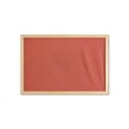 thumbnail image 1 of Floral Wall Art with Frame, Spring Autumn Season Time Flower Print Inspired Image with Leaves Art, Printed Fabric Poster for Bathroom Living Room, 35" x 23", Scarlet and Maroon, by Ambesonne, 1 of 2