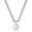 Gold J, variant on Stainless Steel Iced Out Letter Pendant Necklace A-Z 26 Capital Initial Alphabet Name Necklace Rope Chain Personalized Jewelry Gift for Women
