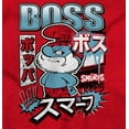 thumbnail image 2 of The Smurfs Cool Kanji Boss Papa Zip Hoodie Sweatshirt Men Brisco Brands S, 2 of 6