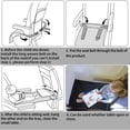 thumbnail image 5 of Cama de avión para niños pequeños, extensor de asiento de avión para niños, cama portátil para niños con tapete suave extraíble y artículos esenciales de viaje para bebés (gris), 5 of 5