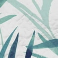 thumbnail image 4 of Palm Leaf Tropical Garden 2-Piece Ultra-Soft Microfiber Quilt Set, Blue/Green, Twin, 4 of 5