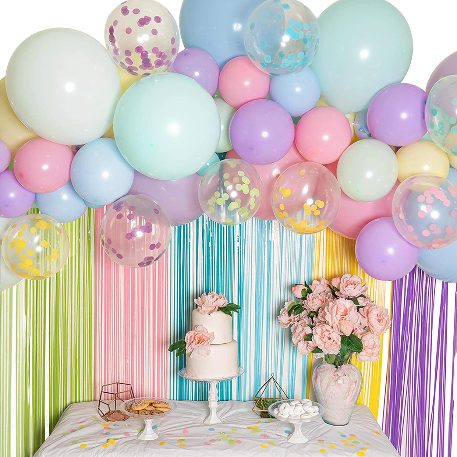 5//18//36 Inch Jumbo Giant Macaron Pastel Balloons Wedding Birthday Organic Arch