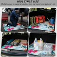 thumbnail image 3 of HUISEFOR Hibiscus Flower Car Trunk Mat Non-Slip Car Trunk Mat Scratchproof Cars Accessories Full Protection Universal Fit for Most Cars, 3 of 7