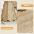 thumbnail image 4 of Wirrytor Farmhouse Small Pedestal End Table, Round Martini Table, Rustic Drink Table,Accent Side Table for Living Room Bedroom,Natural Wood, 4 of 8