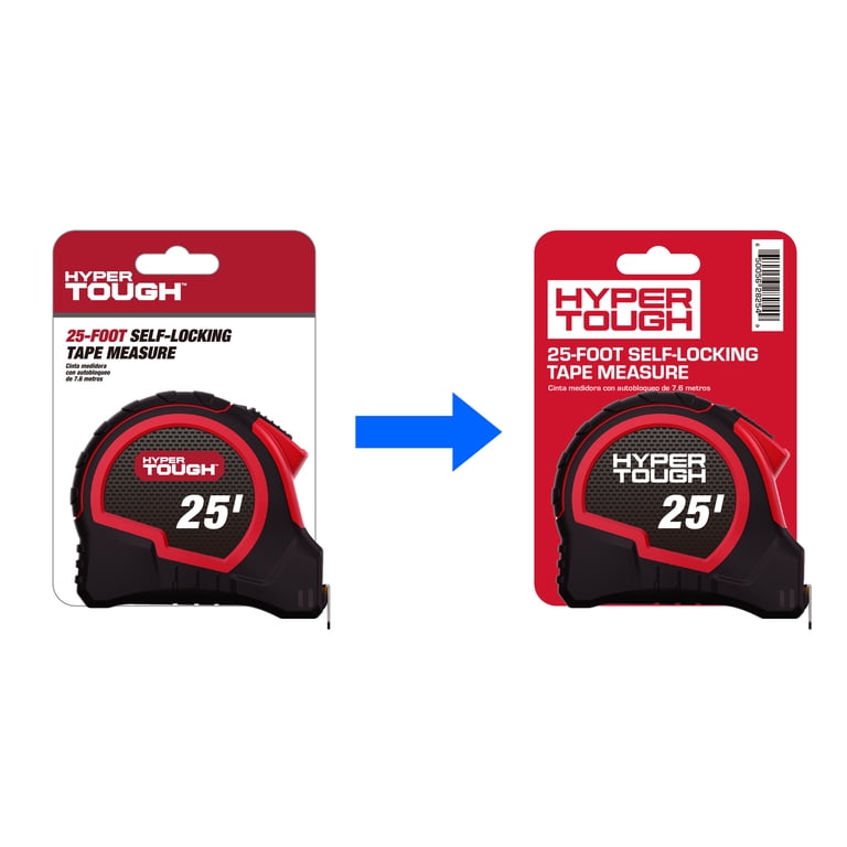 Hyper Tough 25ft Self-Lock Steel Tape Measure photo 7