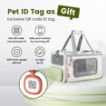 thumbnail image 2 of Transportín para gatos Pawaii aprobado por la TSA Airline con etiqueta de identificación de 6 kg, 2 of 9
