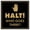 Black Gold, variant on Signs ByLITA Square Halt! Who Goes There? (Hand) Sign (Ivory/Dark Brown) - Small