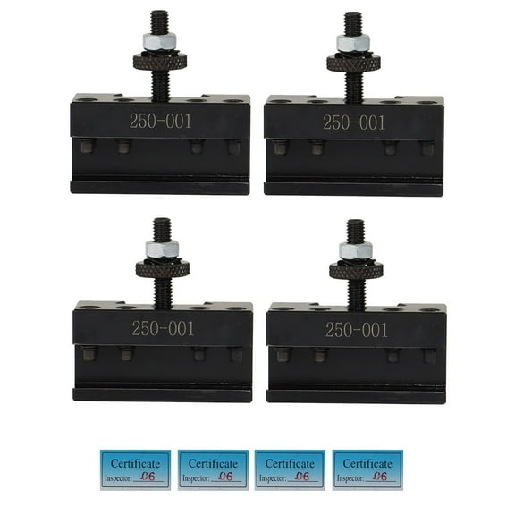 findmall 4Piece OXA #1 250-001 Quick Change Turning Facing Tool Post Holder For Lathe CNC