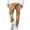 Khaki##1, variant on jsaierl Men's Solid Color Pencil Pants Casual Stretch Slim Fit Sweatpants Fashion Jogger Trousers with Multi Pockets