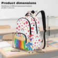 thumbnail image 6 of Jeiento Pencil 17 Inch Kids Backpack Set 4-Piece Lunch Bag Pencil Case Water Bottle Holder Lightweight Large Capacity School Bag for Elementary Middle School Students, 6 of 7