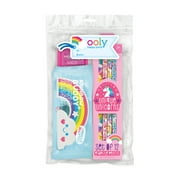 OOLY Unicorns Happy Pack with Jumbo Rainbow Scented Eraser, #2 Graphite, 14 Count