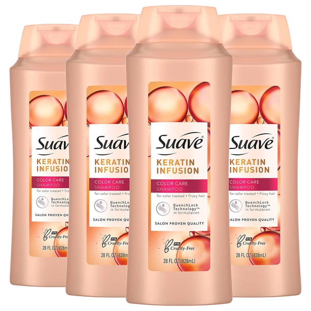 Suave Professionals Color Care Shampoo, Keratin Infusion, 28 oz