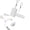 White, variant on Ywmsfl Hand Mixer for Baking with Speeds and Interchangeable Whisk Heads Ergonomic Grip Quiet Operations