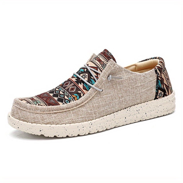 Zapatos De Lona Para Hombre, Transpirables Con Cordones Antideslizantes, Zapatos De Hombre, Primavera Y Verano
