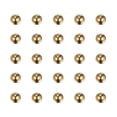 thumbnail image 1 of Unique Bargains Billes de Roulement en Laiton Massif de Précision 2.5mm pour Roulements Valves Décoration Lot de 80, 1 of 5