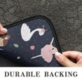 thumbnail image 6 of Dark Blue Ballerina Princess Pattern Door Rugs,Washable Non Slip Door Mats Indoor,Decorative Door Mats,Entry Mat Indoor for Entrance,Bedroom,Kitchen,Bathroom,30"x17", 6 of 6