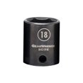 thumbnail image 1 of GEARWRENCH 3/8" Drive 6 Point Standard Impact Metric Socket 18mm - 84319N, 1 of 1