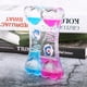 thumbnail image 1 of Reloj De Con Patrón De Corazón De Aceite, Reloj De Aceite Flotante, Temporizador Líquido, Decoración De Escritorio, Ornamento, Azul Y Rosa, 1 of 7