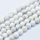 thumbnail image 1 of Natural Howlite Beads Strands Round 8mm Hole: 1mm about 48pcs/strand 15.7 inch(40cm), 1 of 3