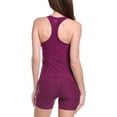 thumbnail image 2 of Beyond Yoga womens  Spacedye Step Up Racerback Tank, s, Purple, 2 of 3