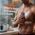 thumbnail image 2 of Hair Removal Cream for Men, Body & Intimate Grooming Cream, Easy Rinse Depilatory for Chest, Back, Arms, Legs, Smooth Care Formula for Daily Use, 120g (3, 120g), 2 of 8