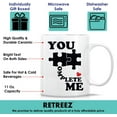 thumbnail image 3 of Funny Mug - You Complete Me Puzzles 11 Oz Ceramic Coffee Mugs - Funny, Sarcasm, Motivational, Inspirational birthday gifts for dates, husband, wife, boyfriend, girlfriend, partner, lover, 3 of 6