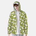 thumbnail image 4 of Fotbe Funny Chicken Men's Women's UPF 50+ Sun Protection Jacket Hooded Cooling Shirt with Pockets Hiking Outdoor Performance-Small, 4 of 9