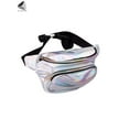 thumbnail image 5 of PULLIMORE Womens Holographic Fanny Waist Bags Fashion Waterproof Shiny Metallic Festival Rave Belt Pack For Travel Party Running Hiking (Purple), 5 of 11