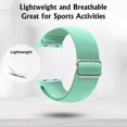thumbnail image 4 of Correa De Reloj Elástica Compatible con Correa De Reloj Apple 41 Mm 40 Mm 38 Mm Cómoda Correa Deportiva Ajustable Para Iwatch Series 7 6 5 4 Se 3 2 1 Mujeres Hombres - Tu, 4 of 5