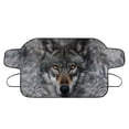 thumbnail image 6 of Jiueut Wolf Print Car Windshield Snow Cover, Tough Anti-Frost Winter Windshield Snow Cover for Car Scratch-Resistant Windshield Protector Keeps the Ice Snow Forst Off, 6 of 6