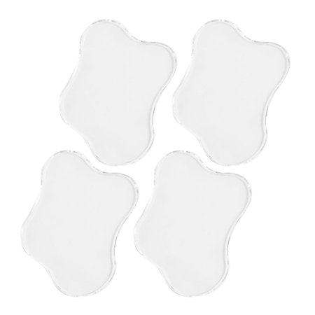 

4x 1PC Transparent Acrylic Coaster Kitchen Accessories Acrylic Drink Coasters Tea Cup Pad -Resisting Mug Pad Home Supplies