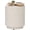 Cream White, variant on Lightweight Accent Table with Concrete Finish Round Side Table, Light Gray
