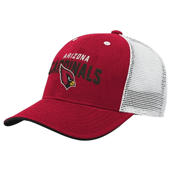 Youth Outerstuff Cardinal Arizona Cardinals Core Lockup Trucker Adjustable Hat