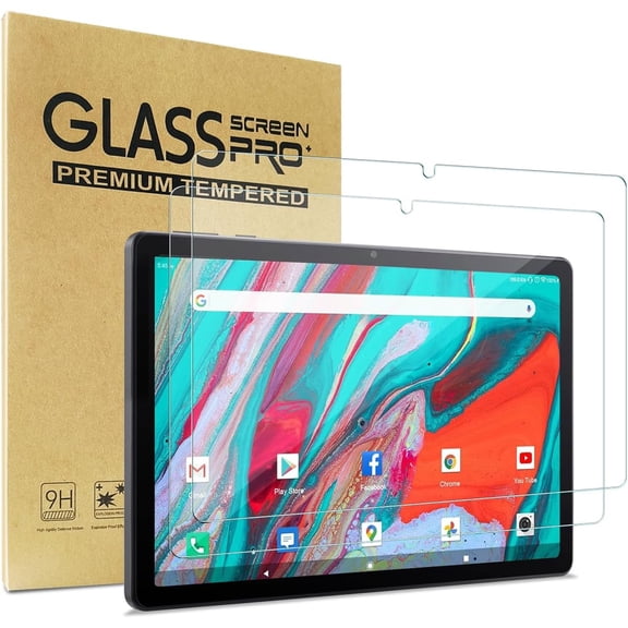 2 Pack Tempered Glass Screen Protector Compatible With Callsky-Tab Cpad 10 / Callsky-Tab Ctab 10 10.1 inch Tablet Screen Protector HD Clear 9H Hardness Anti-Scratch & Sensitive Bubble Free