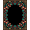 Black, Pattern 1, variant on ODIKA 4'x6' Machine Washable Non-Slip Area Rug, Enchanted Grove Seasonal Botanical Pedestal Wrap High Traffic Rug, Black, 740518