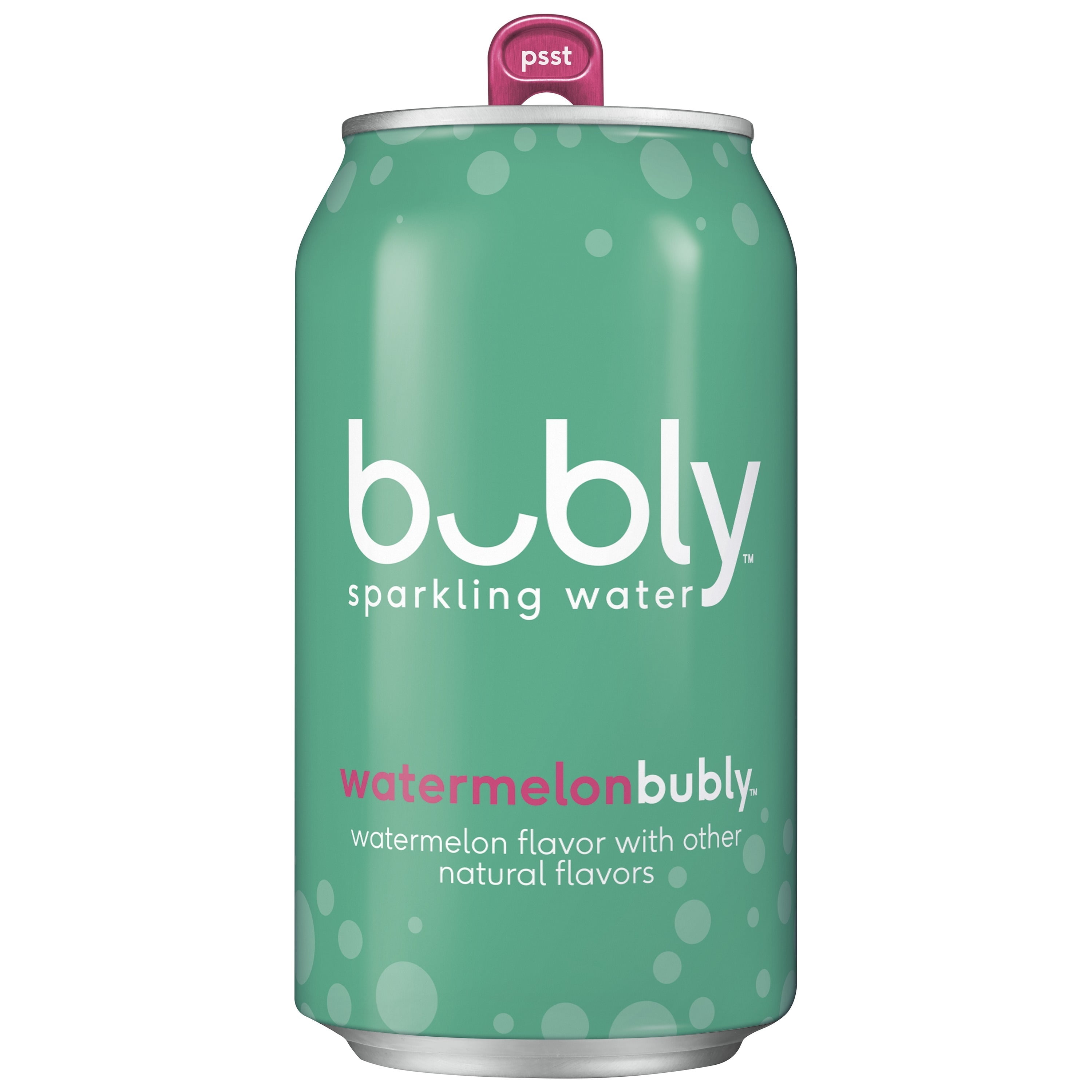 bubly Sparkling Water, Watermelon, 12 oz Cans, 18 Count