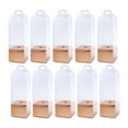 thumbnail image 1 of 10x Flower Gift Boxes Flower Packing Boxes Empty Portable Bag with Handle Single Rose Gold, 1 of 9