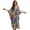 Black and Pink - Leopard, variant on Leopard Printed Kaftan Dress for Women Plus Size Batwing Sleeve Caftan Dresses V-Neck Long Cover Up for Swimsuit Casual Loose Beach Cover Up